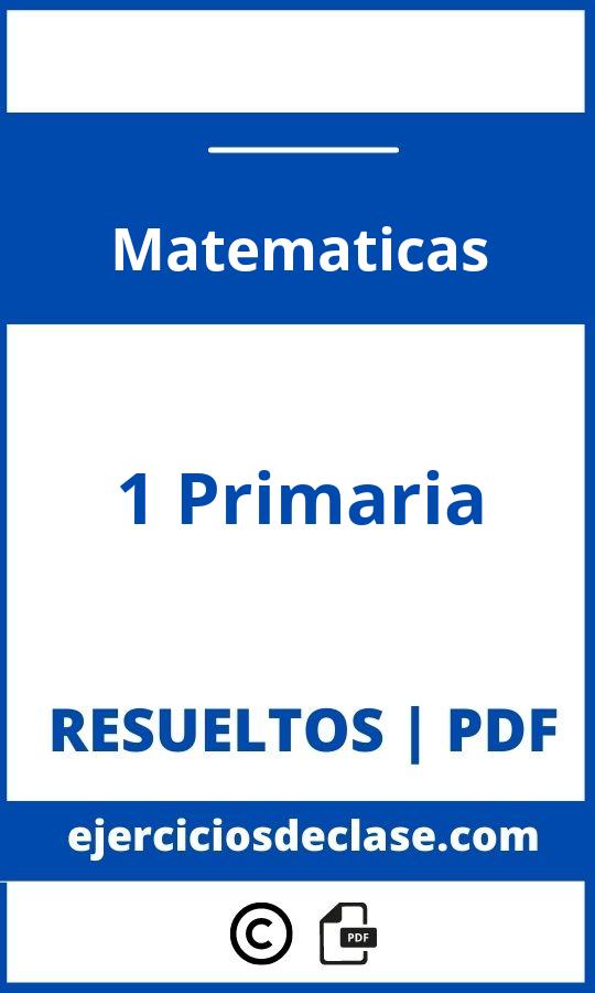 Ejercicios 1 Primaria Matematicas Pdf