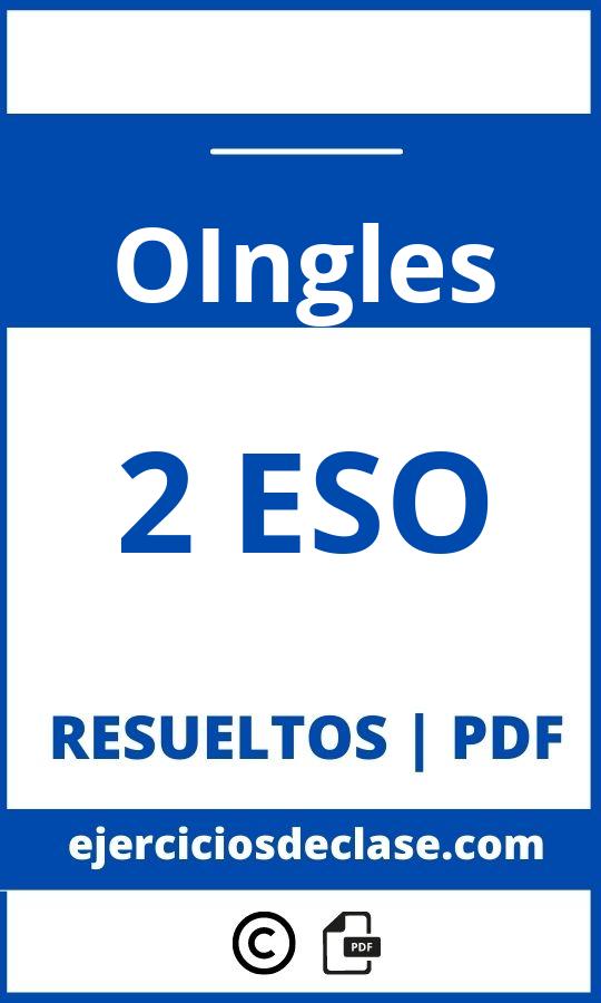 Ejercicios 2O Eso Ingles Pdf