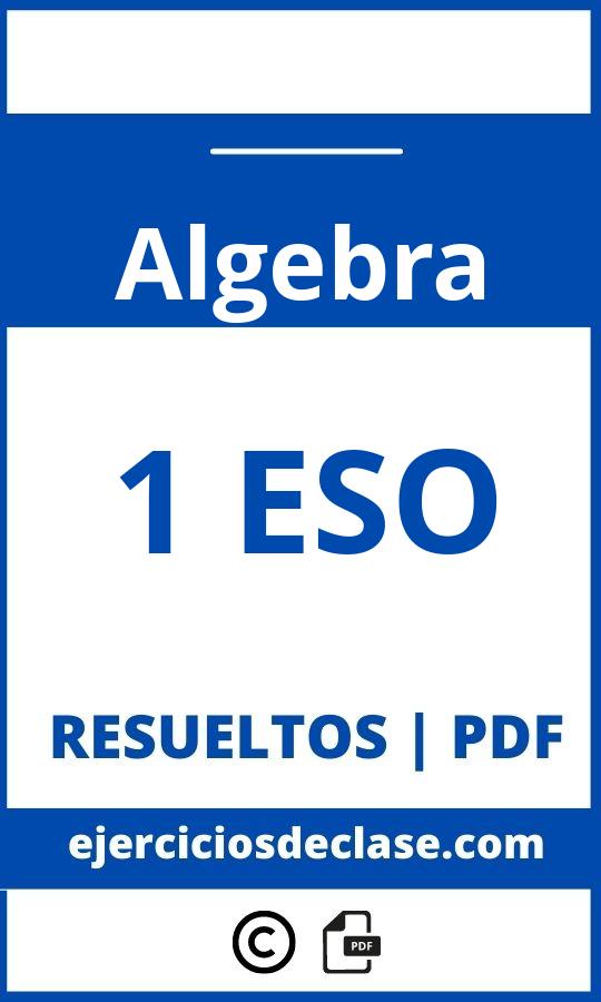 Ejercicios Algebra 1 Eso Pdf Con Soluciones