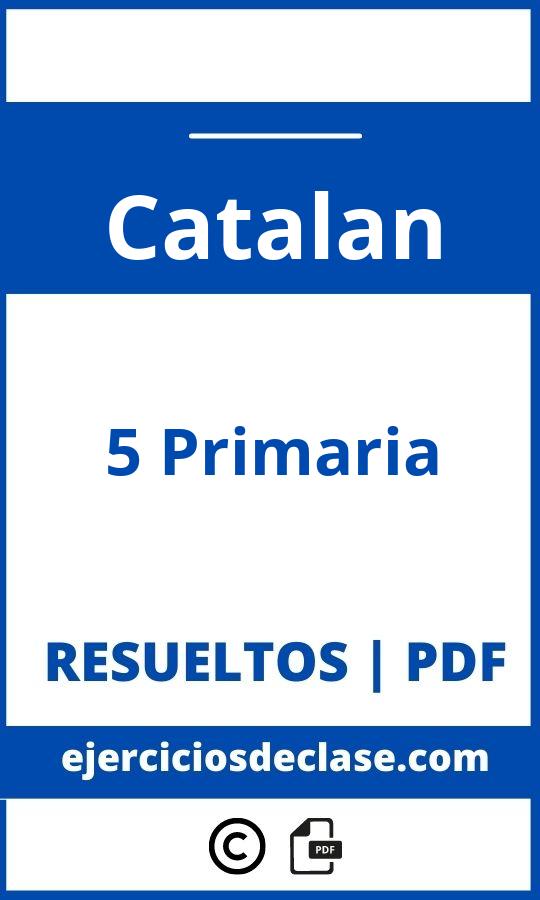 Ejercicios Catalan 5O Primaria Pdf