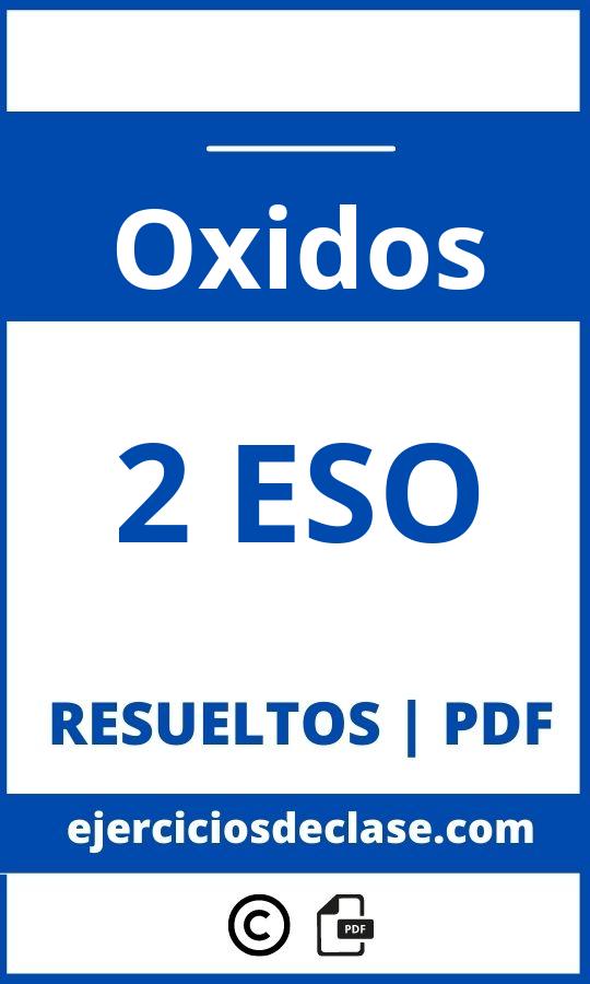 Ejercicios De Oxidos 2 Eso Pdf