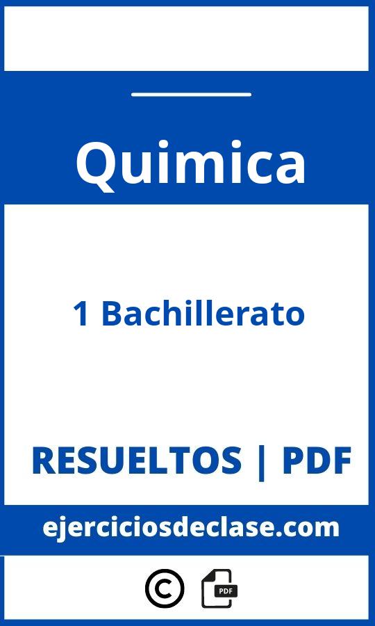 Ejercicios De Quimica 1O Bachillerato Pdf