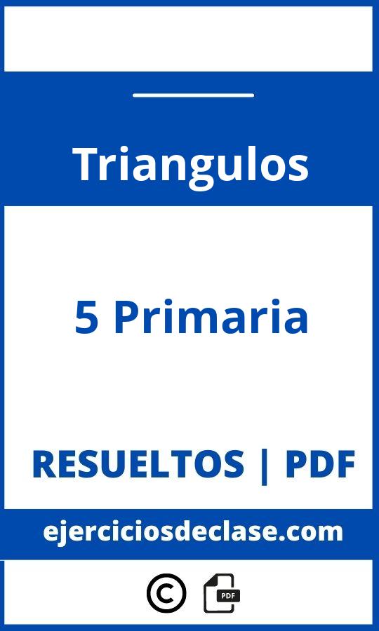 Ejercicios De Triangulos 5 Primaria Pdf