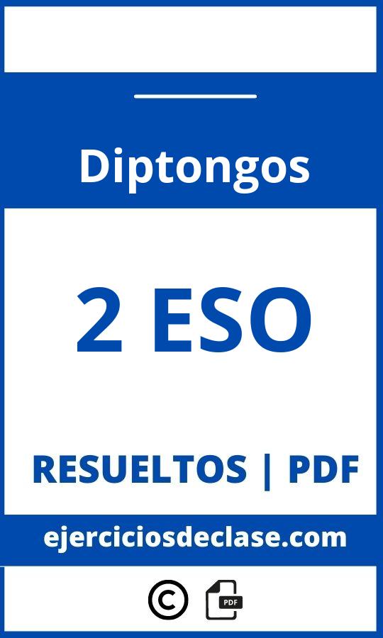 Ejercicios Diptongos 2 Eso Pdf