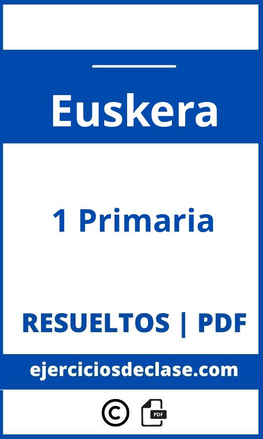 Ejercicios Euskera 1 Primaria Pdf
