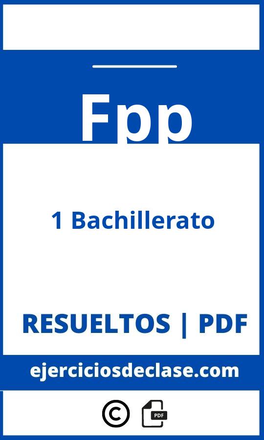 Ejercicios Fpp 1O Bachillerato Pdf