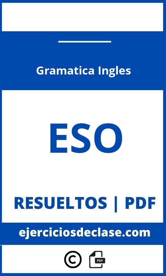 Ejercicios Gramatica Ingles Eso Pdf