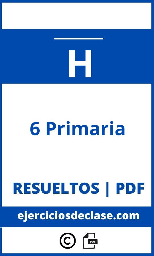 Ejercicios H 6 Primaria Pdf