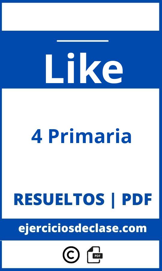 Ejercicios Like 4 Primaria Pdf
