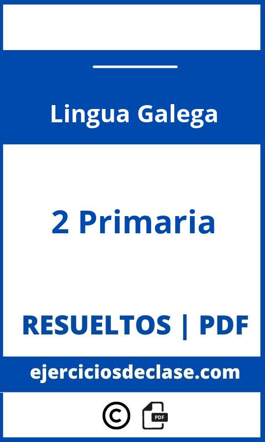 Ejercicios Lingua Galega 2 Primaria Pdf