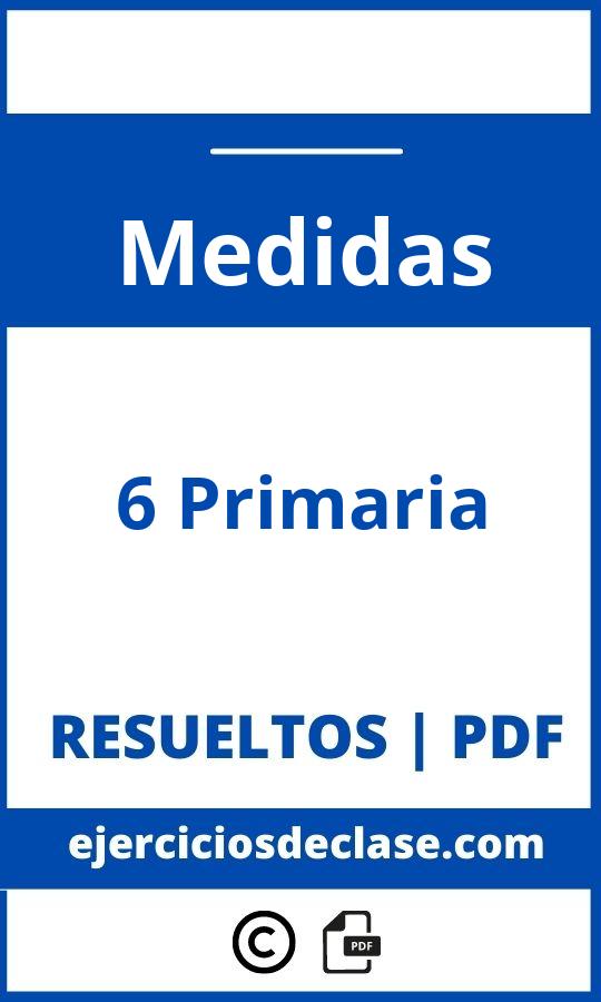 Ejercicios Medidas 6 Primaria Pdf