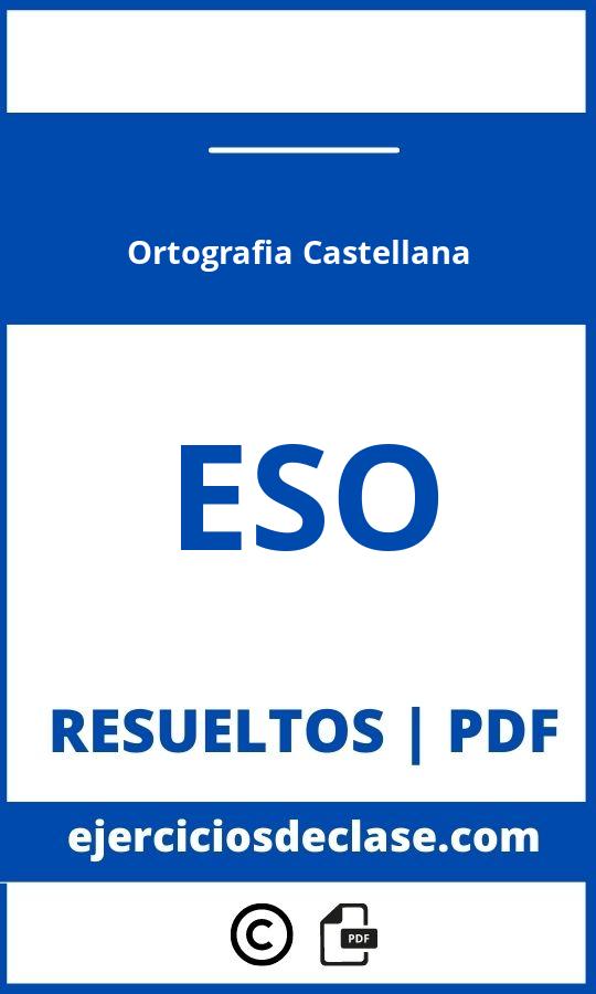 Ejercicios Ortografia Castellana Eso Pdf