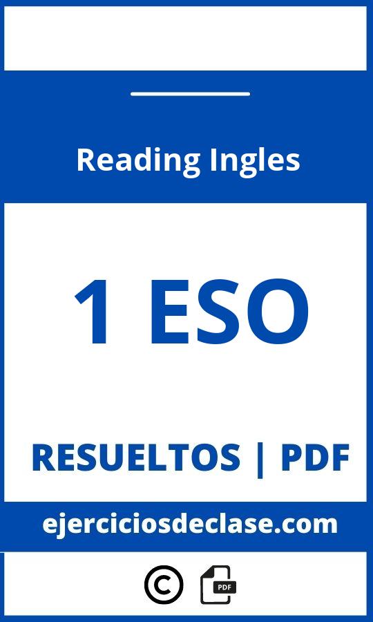 Ejercicios Reading Ingles 1 Eso Pdf