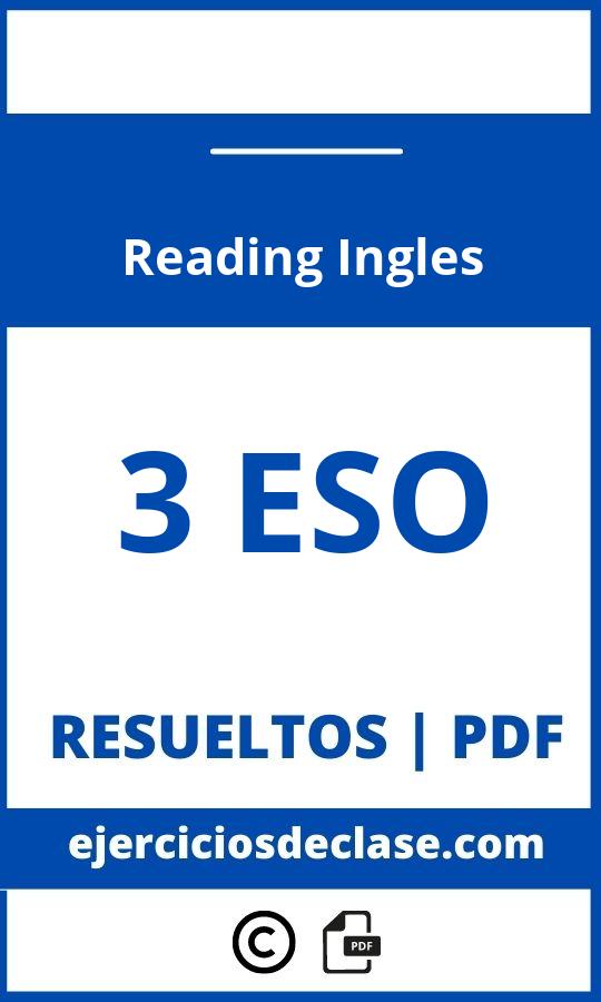 Ejercicios Reading Ingles 3 Eso Pdf