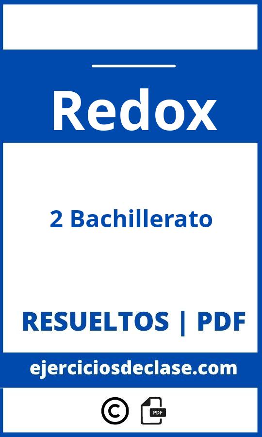 Ejercicios Resueltos Redox 2O Bachillerato Pdf