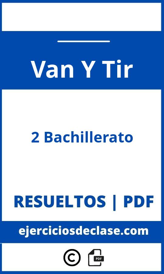 Ejercicios Resueltos Van Y Tir 2 Bachillerato Pdf