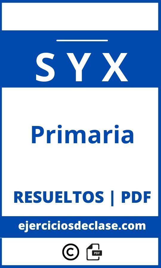 Ejercicios S Y X Primaria Pdf