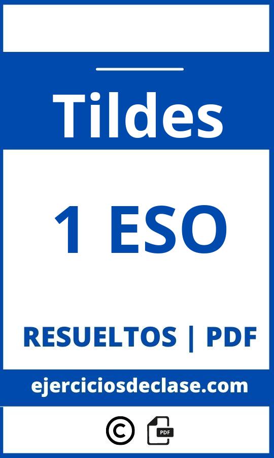 Ejercicios Tildes 1 Eso Pdf