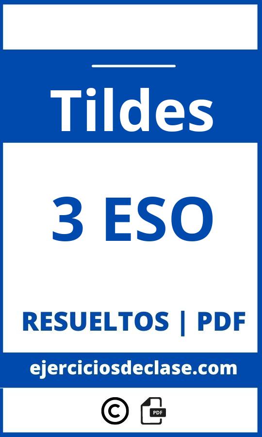 Ejercicios Tildes 3 Eso Pdf