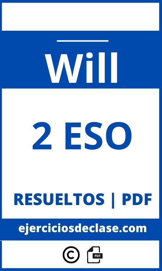 Ejercicios Will 2 Eso Pdf