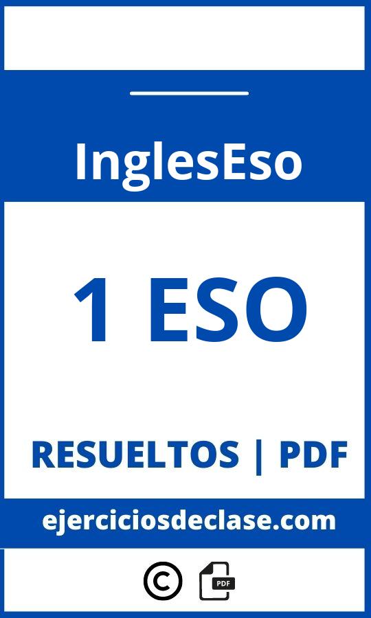 Pdf Ejercicios Ingles 1O Eso