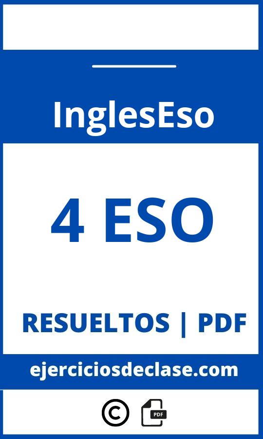 Pdf Ejercicios Ingles 4O Eso